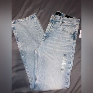 NWT Gap high rise 90’s straight stretch light blue 4/29 women’s denim Jeans